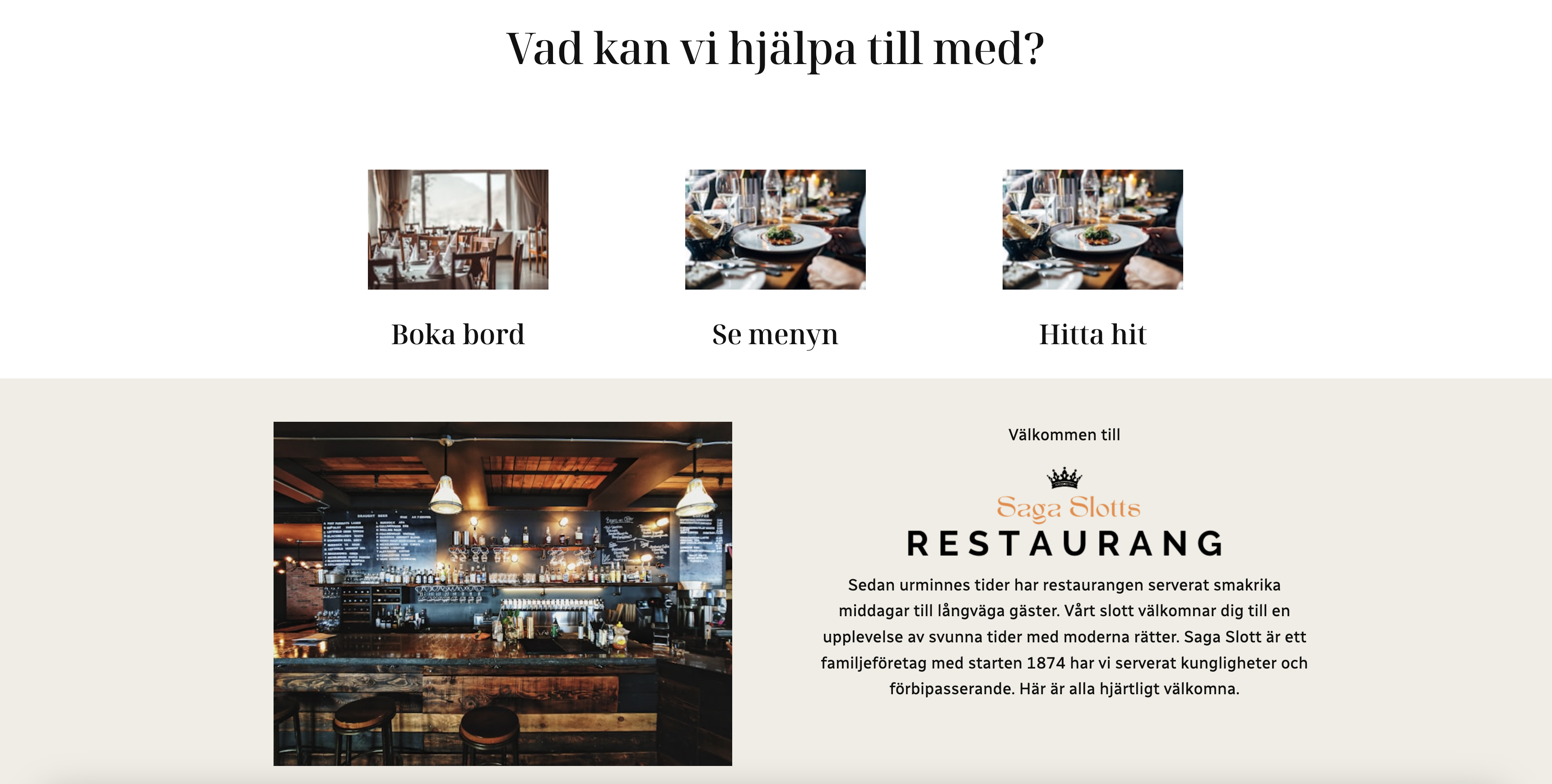 Vad kan vi hjälpa till med?
